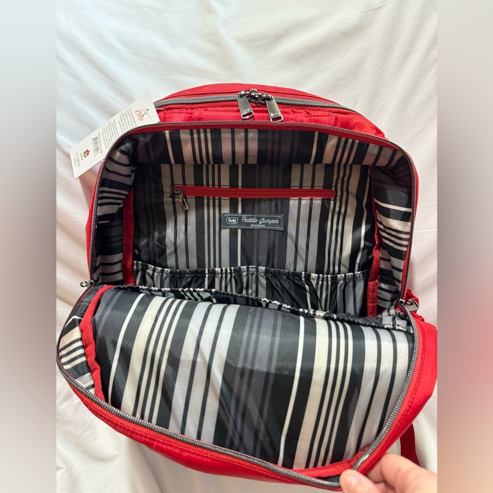Lug Puddle Jumper Backpack - Poppy Red - ( OG Version) RARE 🦄 - Picture 2 of 3